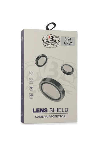 Mepa Newface Samsung Galaxy Uyumlu S24 Bilvis Titan Kamera Lens - Titan Gri Najmaddin Standart