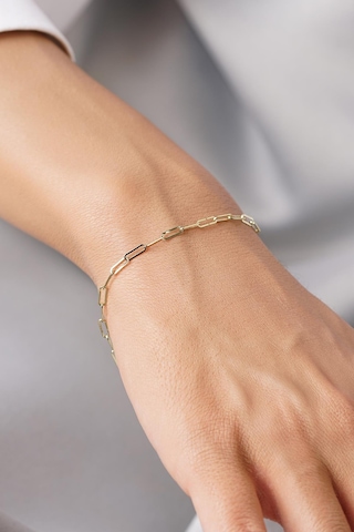 14 Ayar Altın Ataç Zincir Bileklik 2.30 Mm Beyaz Altın