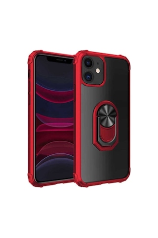 Apple Uyumlu iPhone 11 Kılıf Zore Mola Kapak Kırmızı