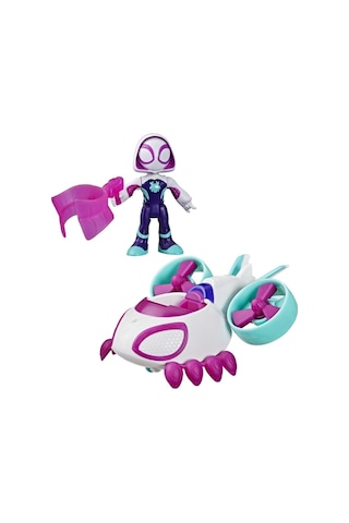 Spidey And His Amazing Friends Hayalet-spider Copter Aksiyon Figürü Ve Oyuncak Aracı