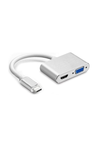 Netojen Nt-430 Type-c To Hdmı & Vga Converter