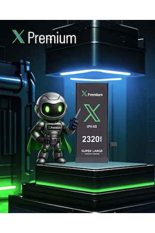 Xpremium Apple Uyumlu iPhone  6s Batarya Pil Süper Yüksek Kapasiteli Güçlendirilmiş 2320 Mah