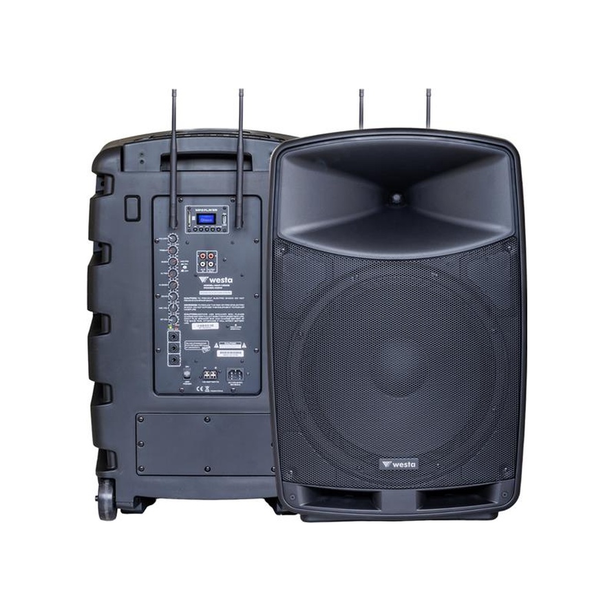 Westa Wap-15505 400watt 15' Şarjlı Taşınabilir Hoparlör