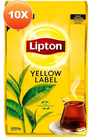 Lipton Yellow Label Dökme Çay 10 x 1 KG