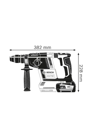Bosch Professional GBH 18V-26 F Akülü Kırıcı/Delici Makinesi (Akü ve Şarj Cihazı Hariç) - 611910000