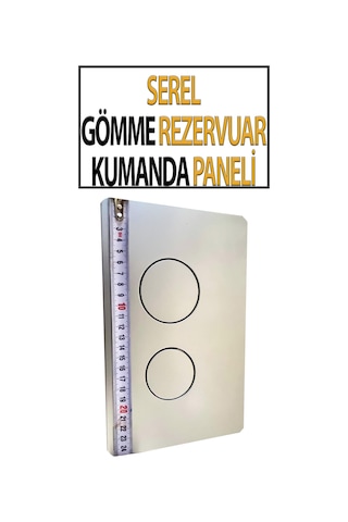 Serel Gömme Rezervuar Kumanda Paneli Beyaz