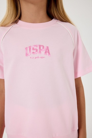 U.s. Polo Assn. Kız Çocuk Pembe Şort Takım Us2528-c-v2 Pembe