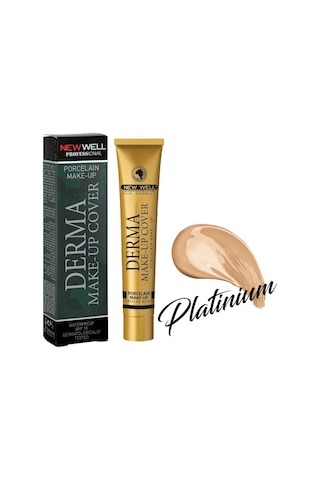 New Well Derma Cover Make-Up Porselen Makyaj Kapatıcı Fondöten 6