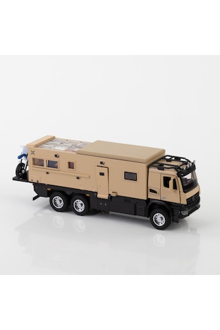 Metal Sesli Işıklı Çek Bırak Özellikli 30 Cm Motokaravan Seti