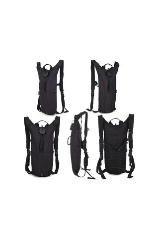 3l Su Hidrasyon Sırt Çantası Bisiklet Paketi Spor Sırt Çantası Koşu Yürüyüş Tırmanma Seyahat Sırt Çantası Su Çantası Kılıfı Mesane Sırt Çantası Su Torbaları Fıbo24 Siyah