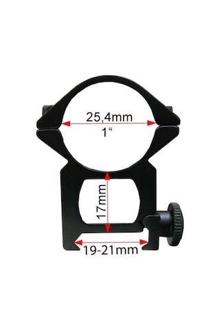 Çift Vidalı 22 Mm Dürbün Montaj Ayağı Çok Renkli