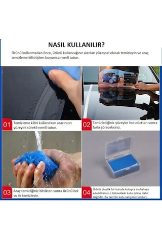 3m Cam Kaput Ve Kaporta Temizleme Kil Çamuru 180 Gr