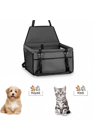 Evcil Hayvan Araba Koltuğu Katlanabilir Nefes Alabilir El İle Motorla Taşınabilir Kedi Köpek Koltuğu