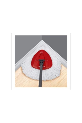 Vkemall Topaklı Yüksek Kaliteli Mikrofiber Değişim Triangular Döner Mop Başlığı - Vileda, O-cedar Uyumlu, Beyaz, Dayanıklı Ve Yeniden Kullanılabilir