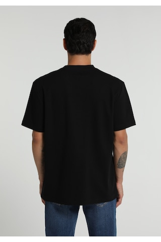 Colin's Colins Relaxed Fit Yuvarlak Yaka Düz Erkek Siyah Kısa Kol Tişört Cl1080498 Q1.v2 Blk
