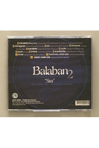Alihan Samedov Balaban 2 Sızı The Land Of Fire: Music Of Azerbaijan Cd Orjinal Dönem Baskı
