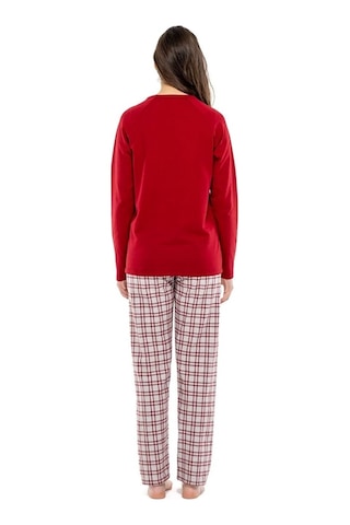 Ciciten Mod Collection Sıfır Yaka Kareli Bayan Pijama Takım 001