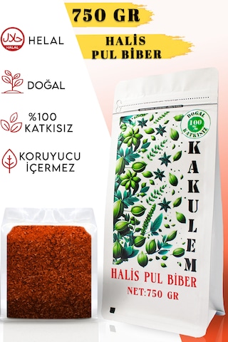 Kakulem Güneşte Kurutulmuş Orta Acı Pul Biber 750 G