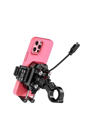 Nukrotech M33 Plus Titreşim Modüllü Telefon Tutucu Siyah