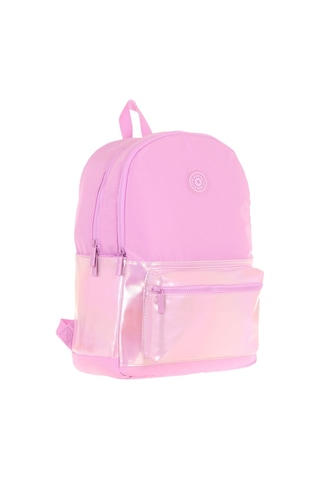 Kaukko Cube Üç Bölmeli Kız Çocuk Pembe Okul Çantası - K1819 Pembe