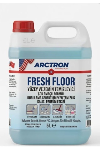 Arctron Fresh Floor Yüzey Ve Zemin Temizleyici - Çiçek 1 Lt Tekli
