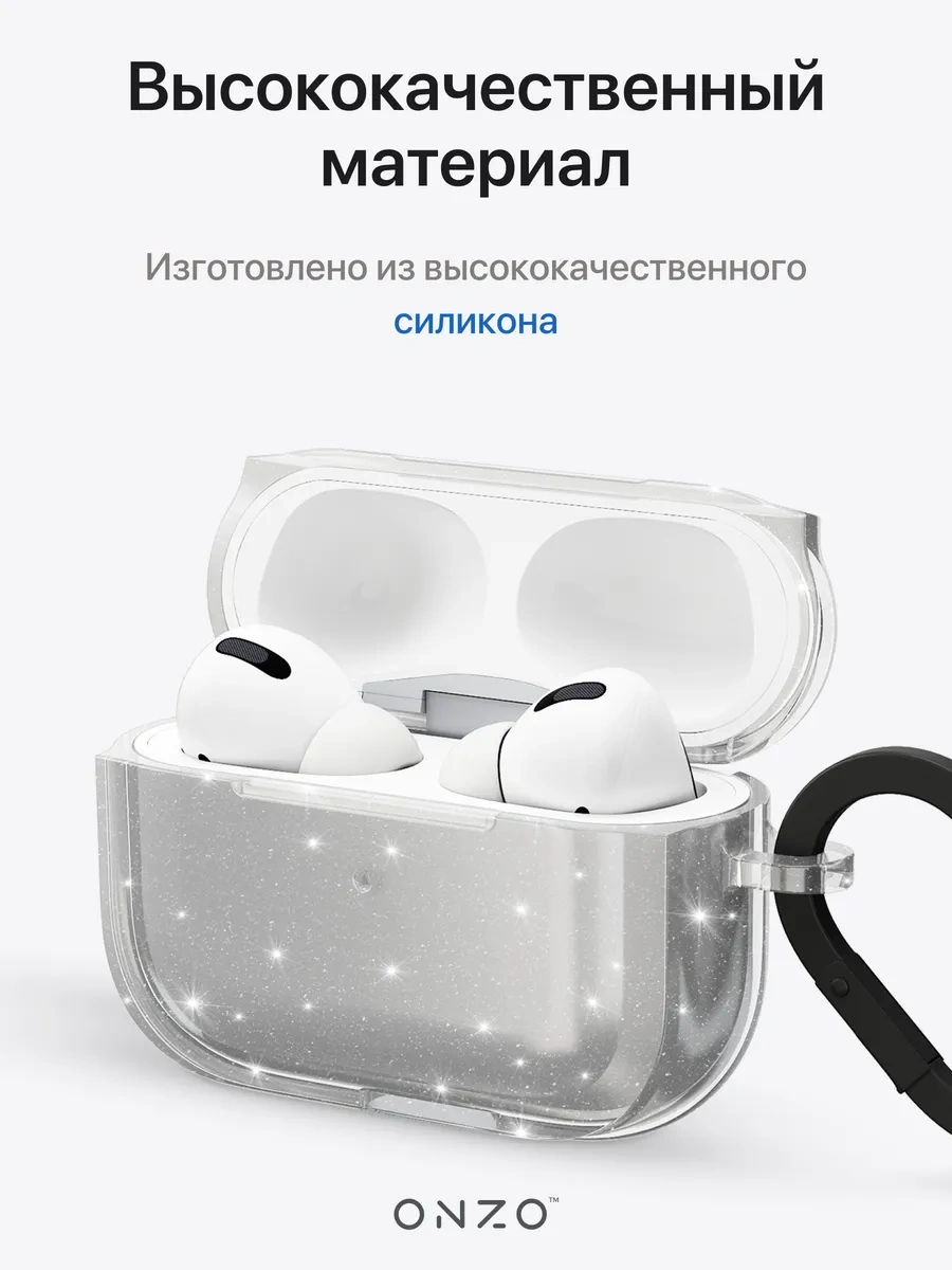 Onzo Airpods Pro İçin Şeffaf Parlak Kılıf 317762809 Beyaz