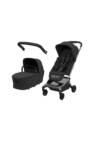 Maxi-cosi Fame Cabin Portbebesiyle Katlanabilen Led Işıklı Şarj Üniteli Bebek Arabası Black