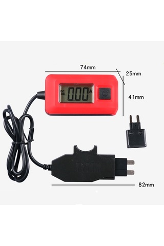 Ae150 Otomobil Sigorta Akımı Dedektörü Otomobil Dc Dijital Direnç Tel Ampermetresi