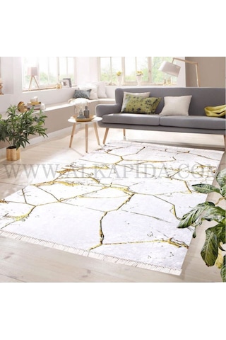 Halıportalı Pvc Taban Mermer Desen Salon Mutfak Halısı I-D-485