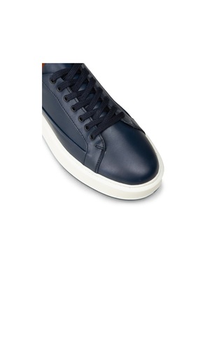 Deery Erkek Hakiki Deri Lacivert Sneaker Ayakkabı - E4482mlcvc01
