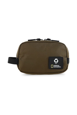 National Geographic Tıraş Ve El Çantası Portföy Haki N20900 Haki