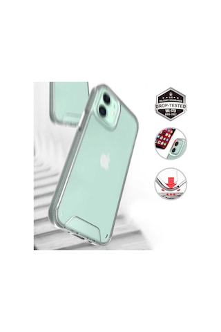 Zore Apple iPhone 12 Mini Uyumlu Omsy Gard Silikon-renksiz