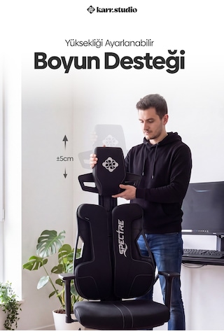 Spectre Oyuncu Koltuğu Siyah