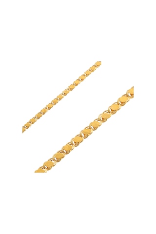 Pullu Bileklik 3 Mm 14 Ayar Altın Altın