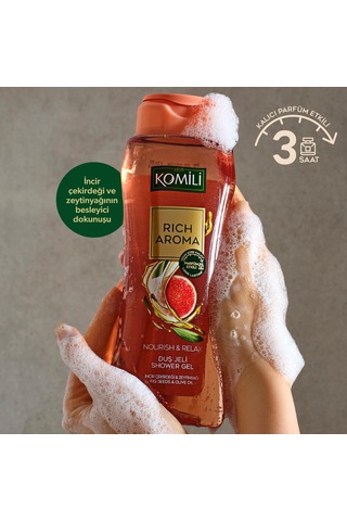 Komili 1878 Aroma Nourish Ve Relax Kalıcı Parfüm Etkili Duş Jeli 500 Ml, F3100219-001, Somon Sku: Smg8690010420435 Diğer