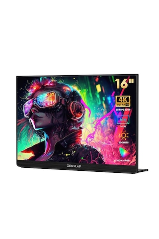 Zeuslap ZL-P16KF 16'' 3840 2400 60hz 4K Uhd IPS Panel Monitör