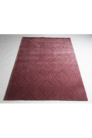 Çam Halı Emboss Jr10 Rose Modern Desen Yeni Zellanda Yünü Ve Viskon El Dokuması Halı - 160x230