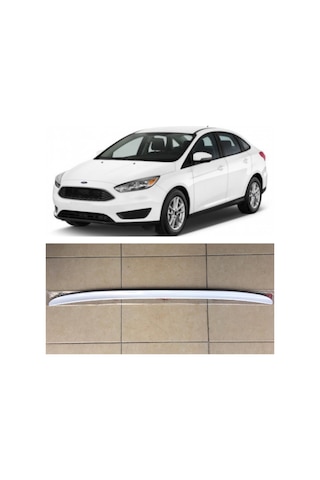 Ford Focus 3. 3.5. 4 Sedan Kasa Bagaj Üstü Spoiler Parlak Beyaz