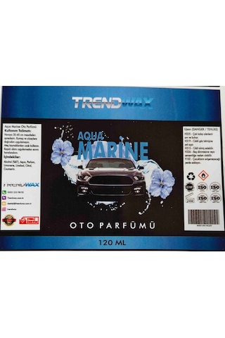 Trendwax Aqua Marine Oto Parfümü 120ml
