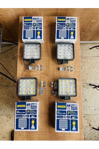 Tüm Traktörlere 16 Lı Led Lamba 4 Adet Takım