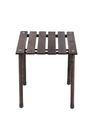 Bag The joy Mini Ahşap Katlanır Rulo Kamp ve Piknik Masası Antrasit