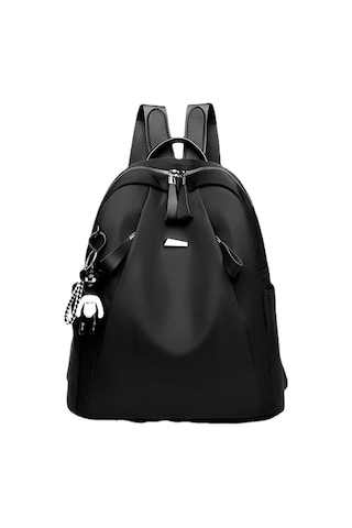 Moveevo Kadınlar İçin Pratik Günlük Sırt Çantası - Siyah, Hafif Kumaş, Bölmeli Depolama, Günlük Seyahat Ve İş İçin Uygun Siyah