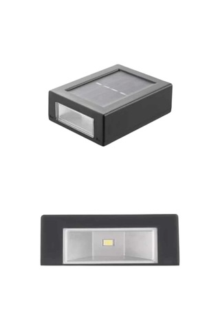 Solar Güneş Enerjili Çift Taraflı Duvar Lambası Çift Taraflı Duvar Lamba Güneş Enerjili Çok Renkli