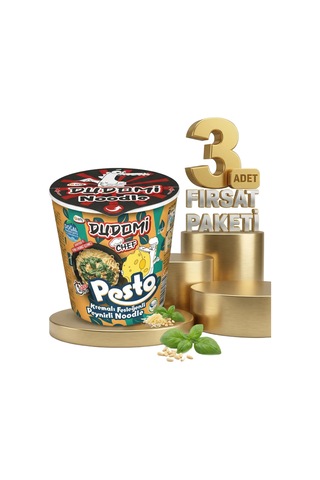 Dudomi Bardak Kremalı Pesto Soslu 3x80 Gr