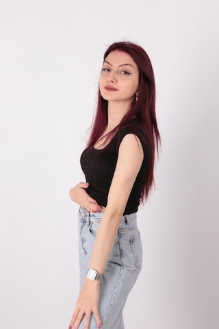 Busem S0016476 Kadın Bluz Siyah