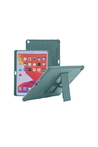 Apple Uyumlu iPad, Pro 3. Ve 4. Nesil 2021 /2022 11 Inç Tablet Kalem Bölmeli Kılıf Silikon Standlı Korumalı Kılıf