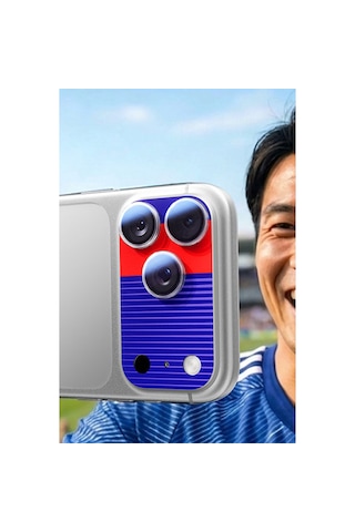 Torras Apple iPhone Uyumlu 17 Pro Camera Go World Cup Serisi Kamera Lens Koruyucu Lacivert