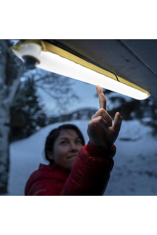 Jeehugo Xl 85cm Mavi Usb Şarjlı Pvc Çadır Işığı - Parlaklık Ayarlanabilir, Şişirilebilir Ve Katlanabilir Çok Renkli