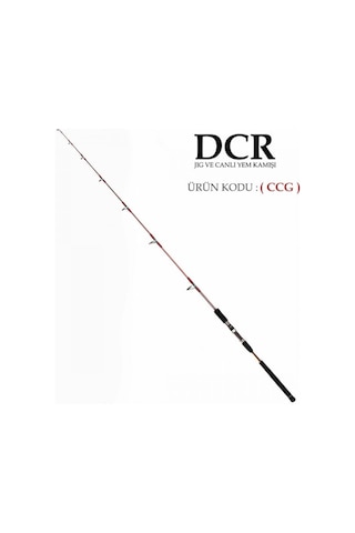 Dcr Hilal Jıg Ve Canlı Yem Kamışı 185 Cm 150-350 Bordo