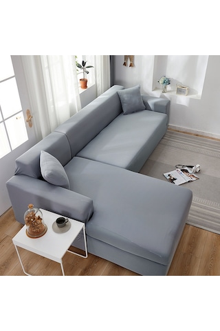 Yifomall Kahverengi İki Kişilik 140-185cm Tekerlekli Kumaş Koltuk Örtüsü Tam Kaplama, Anti-skay, Esnek, Ev Dekoru, Dayanıklı DiğER